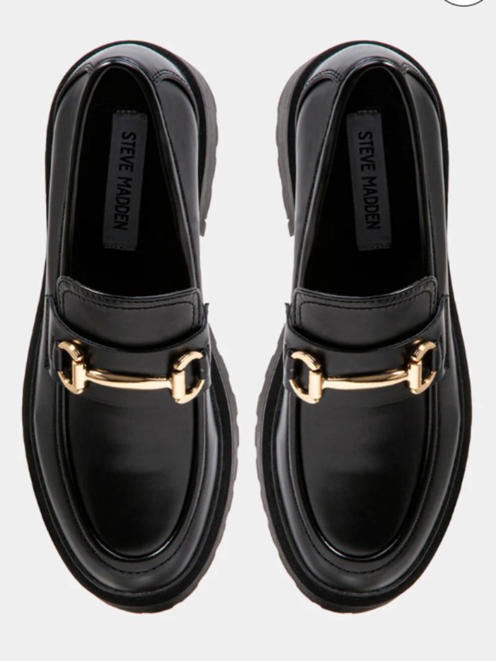 Steve Madden Chunky Loafers (size 6 in Approach Black) *worn once!